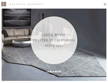 Tablet Screenshot of creativeaccents.com
